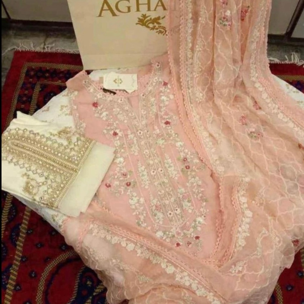 Agha noor pure chiffoon.